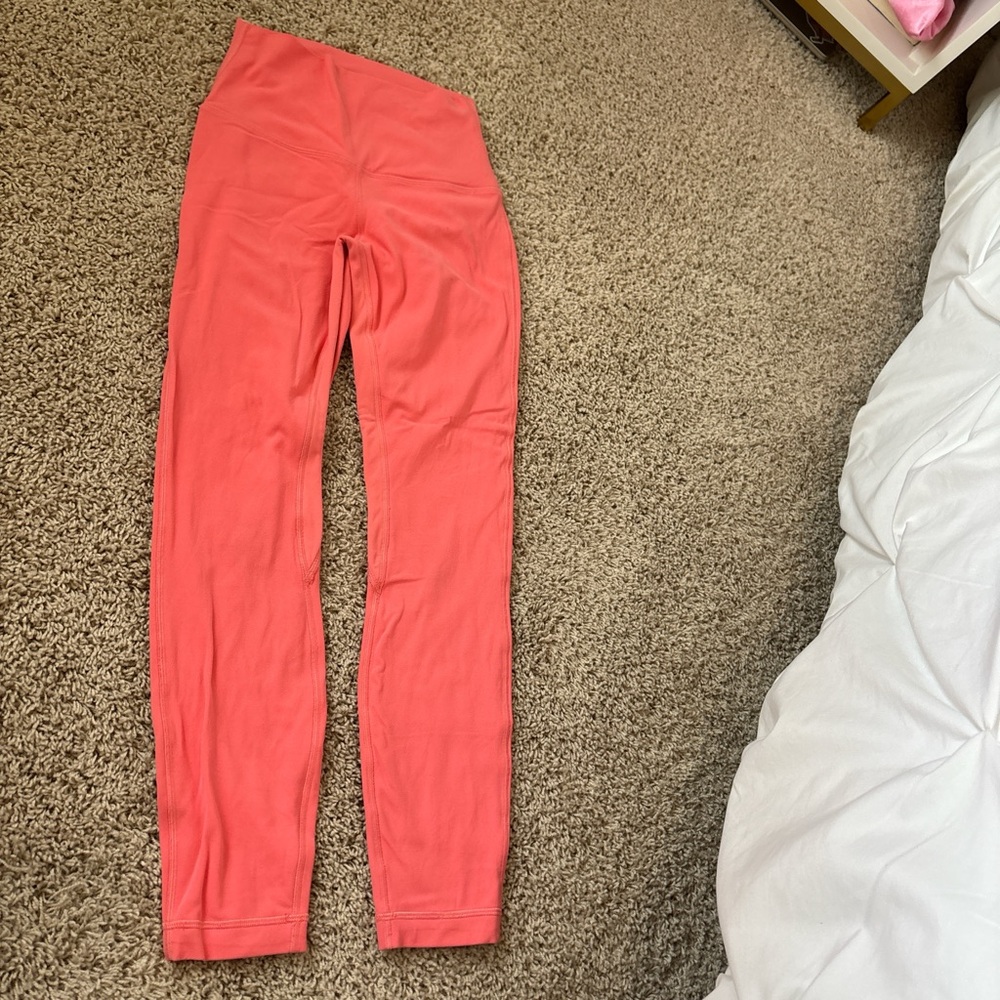 Lululemon Athletica Coral Leggings